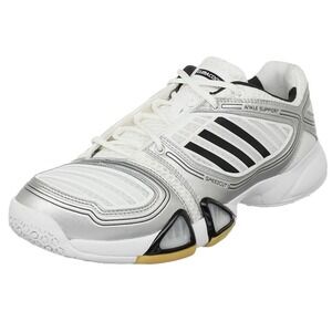 Adidas Team Volleyball Court Shoes Ankle‎ Support Protection White Gray Womens 9